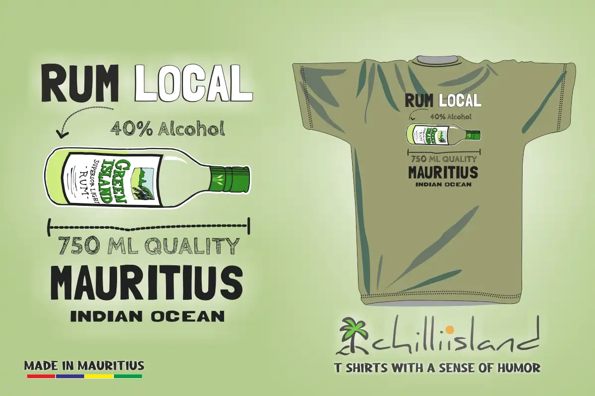 chilliisland t-shirts mauritius design local rum future image