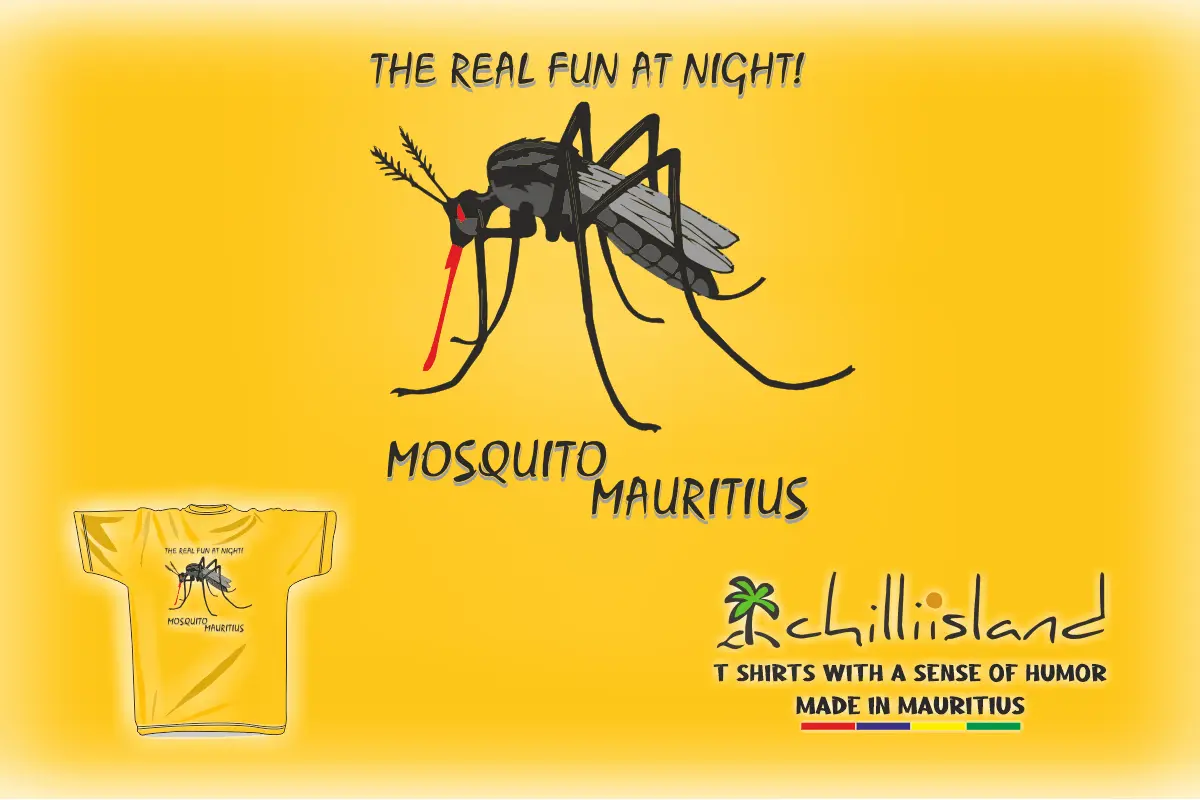T-shirts mauritius real fun mosquito chilliisland