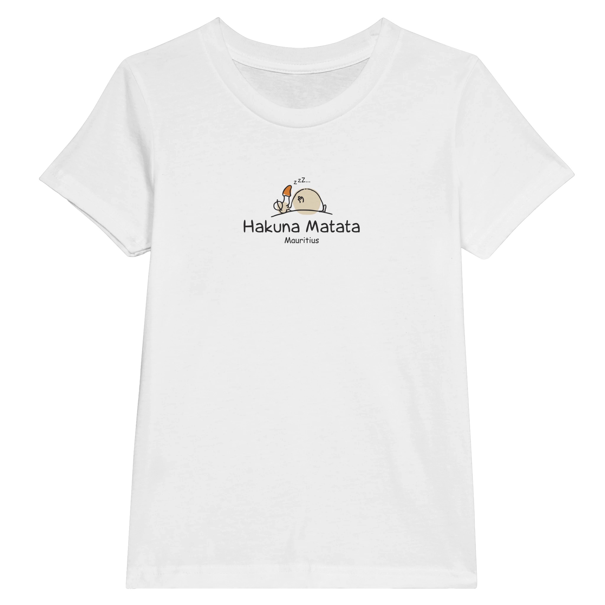 Hakuna Matata T-Shirt Mauritius Chilliisland Global Colour white
