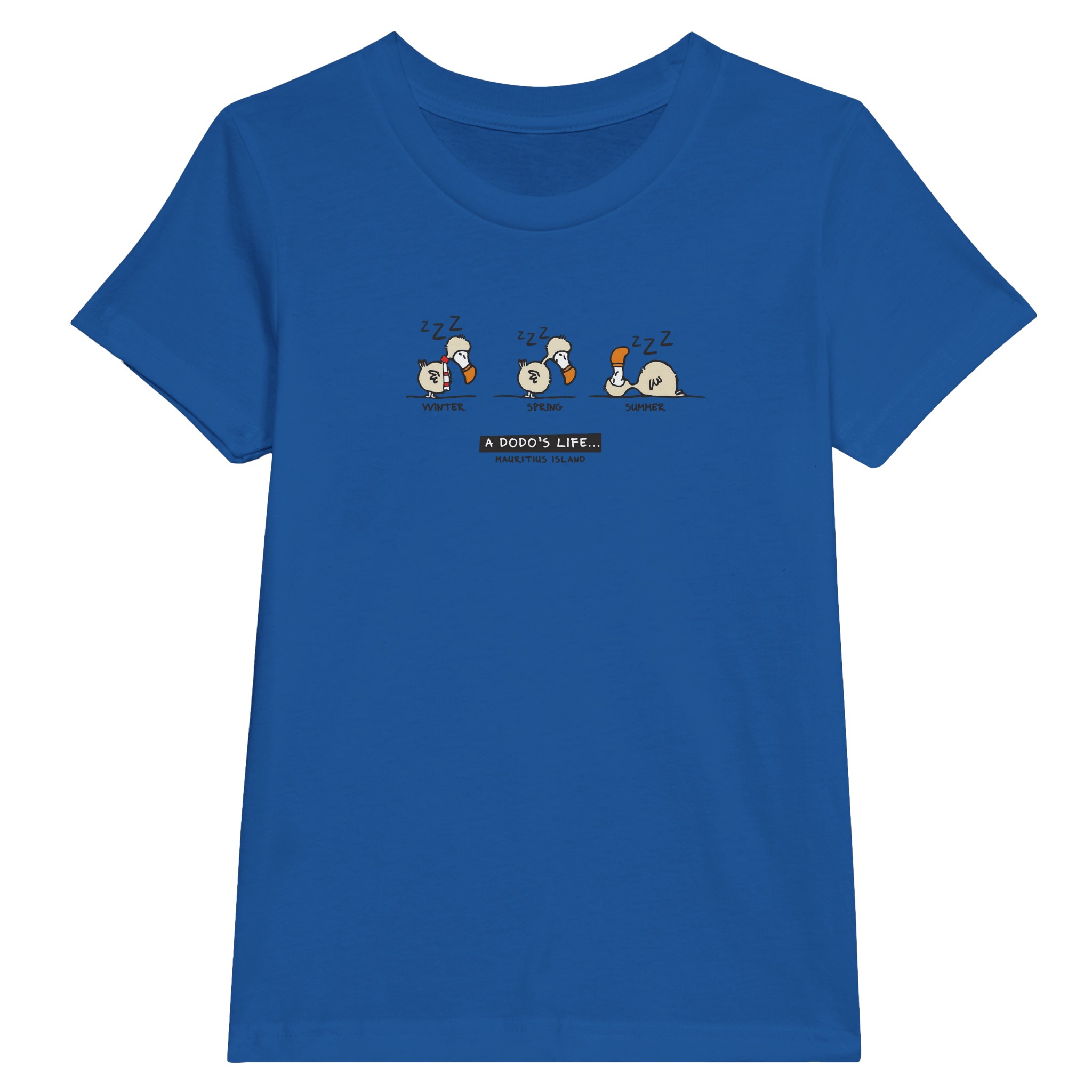 Dodo Life Mauritius Kids T-shirt Chilliisland Global Colour Blue