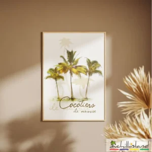 Mauritius cocotiere poster