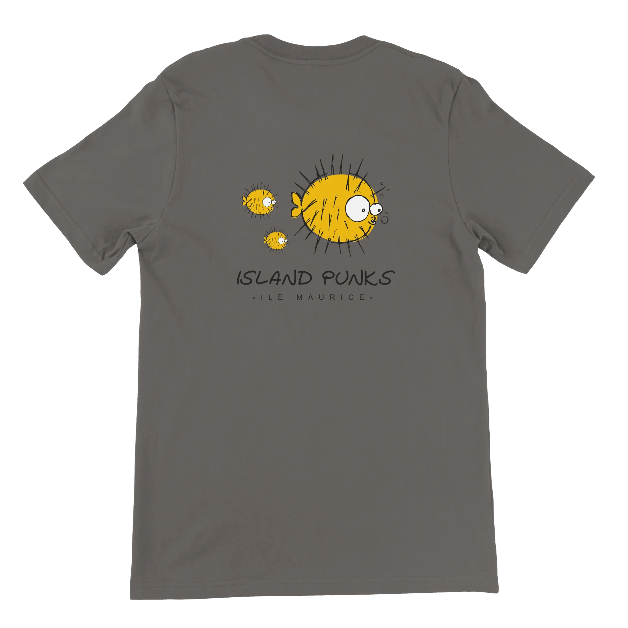 Island Punks Mauritius Men's T-shirt | Chilliisland Global Colour Military ASPHALT