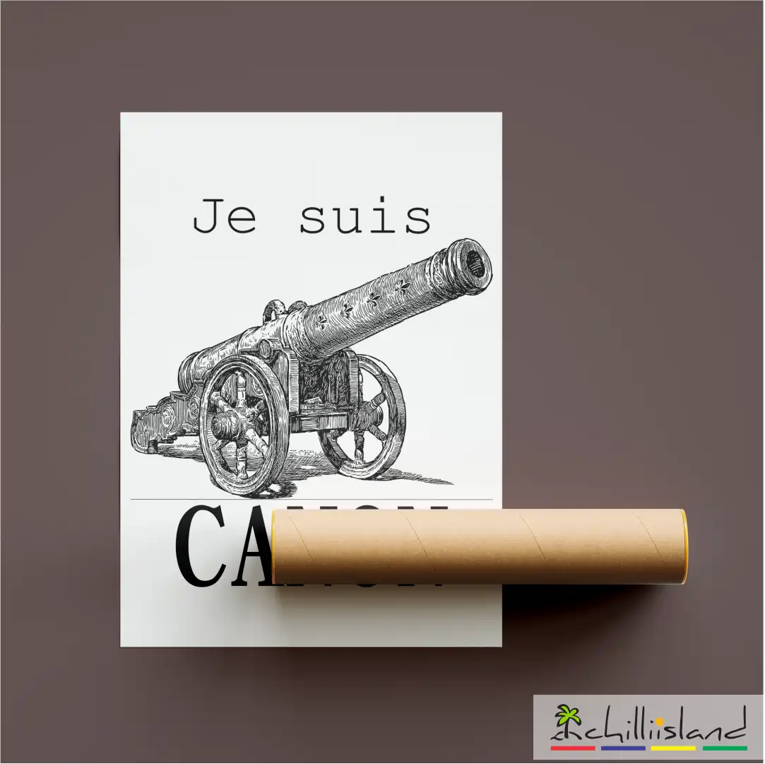je suis canon size chilliisland Poster wall decor