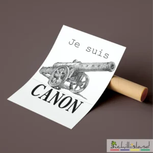 je suis canon chilliisland Poster wall decor