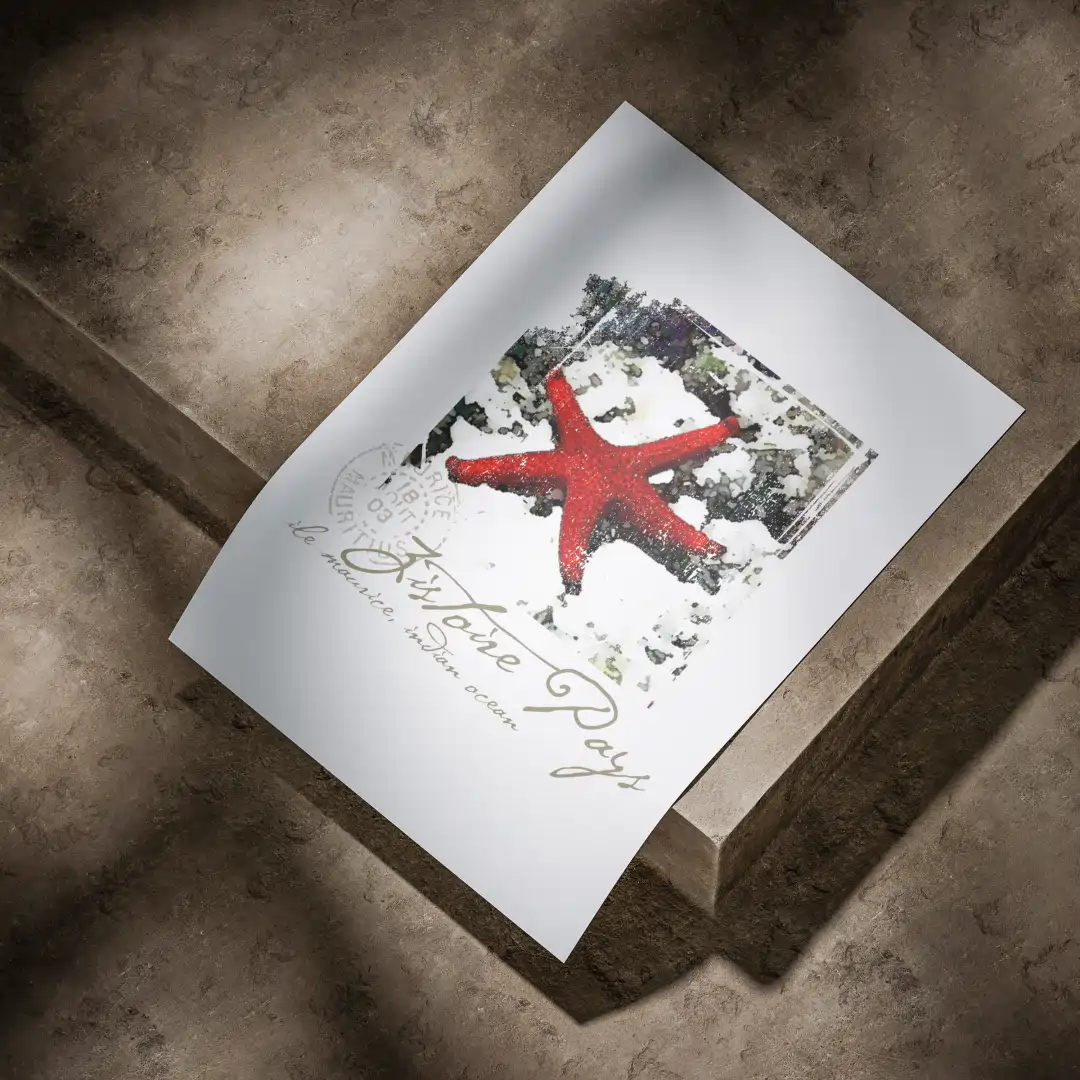 seastar poster on floor demo closeup